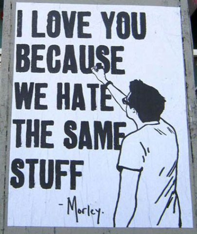 Streetart - I love you!